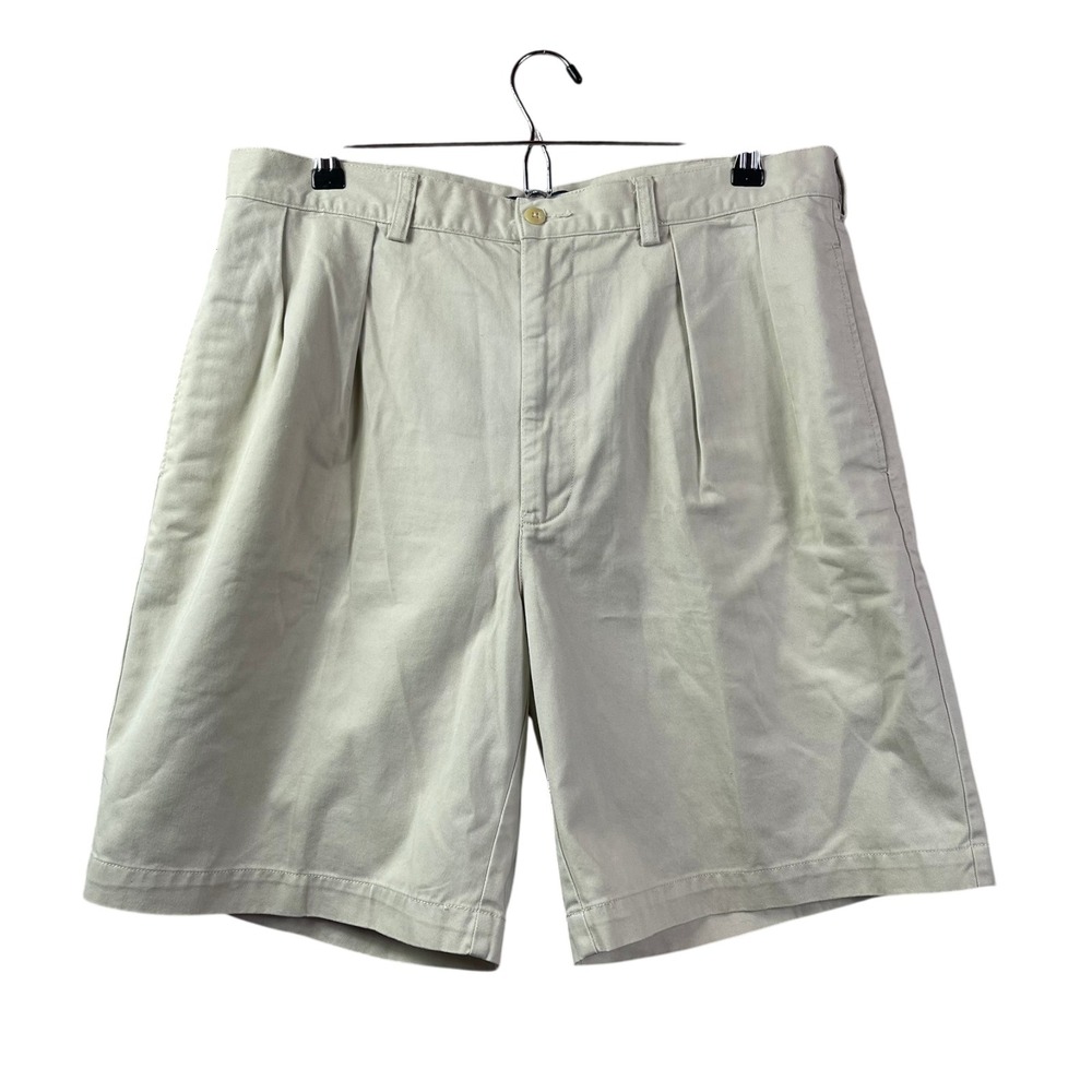 Ralph Lauren Classic Chino Shorts Mens 35 Khaki Tan Pockets Cotton
